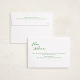 "Casual Fancy Christmas" - Holiday Photo Mount Cards in Mint by Anna Kasper - FREE Recipient Addressing