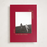 "Delicate Frame" - Holiday Photo Mount Cards in Pomegranate by Baumbirdy - Front