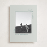 "Delicate Frame" - Holiday Photo Mount Cards in Ice by Baumbirdy - Front