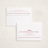 "Little Christmas Gift" - Holiday Photo Mount Cards in Candy Cane by Jenna Holcomb - FREE Recipient Addressing