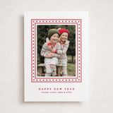 "Festive Mickey frame" - Holiday Photo Mount Cards in Peppermint by Lea Delaveris - Front