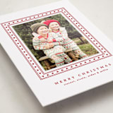 "Festive Mickey frame" - Holiday Photo Mount Cards in Peppermint by Lea Delaveris - Premium Photo Paper Mounted on Card