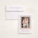 "Festive Mickey frame" - Holiday Photo Mount Cards in Peppermint by Lea Delaveris - Card with Envelope