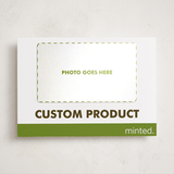 "Portrait Custom" - Holiday Photo Mount Cards in Charcoal by Minted Custom - Front