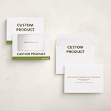 "Portrait Custom" - Holiday Photo Mount Cards in Charcoal by Minted Custom - Assembled