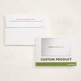"Portrait Custom" - Holiday Photo Mount Cards in Charcoal by Minted Custom - Card with Envelope