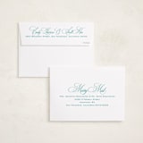 "Julep" - Holiday Photo Mount Cards in Mint by Megan Davis - FREE Recipient Addressing