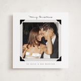 "Album View" - Holiday Photo Mount Cards in Snow by Everett Paper Goods - Front