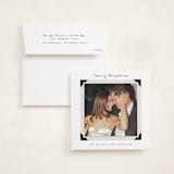 "Album View" - Holiday Photo Mount Cards in Snow by Everett Paper Goods - Card with Envelope