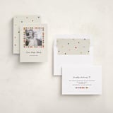 "Color Block Border" - Holiday Photo Mount Cards in Rainbow by Angela Garrick - Assembled