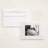 "simple grid" - Holiday Photo Mount Cards in Sugar Cookie by Sumak Studio - Card with Envelope