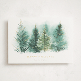 "Secret Winter Forest" - Holiday Cards in Fir by Petra Kern - Front