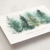 "Secret Winter Forest" - Holiday Cards in Fir by Petra Kern - Detail