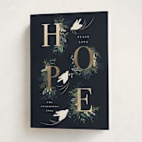 "Hope" - Holiday Cards in Winter by Susan Moyal - Folded Card