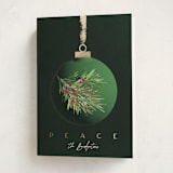 "vintage bauble" - Holiday Cards in Emerald by silverscreen studio - Folded Card