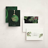 "vintage bauble" - Holiday Cards in Emerald by silverscreen studio - Assembled