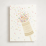 "confetti popper" - Holiday Cards in Snow by Ellen Schlegelmilch - Front