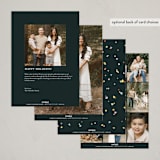 "confetti popper" - Holiday Cards in Midnight by Ellen Schlegelmilch - Back of Card Options