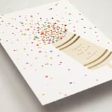 "confetti popper" - Holiday Cards in Snow by Ellen Schlegelmilch - Detail