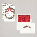 "Festive Holiday" - Holiday Cards in Snow by Susan Moyal - Assembled