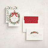 "Festive Holiday" - Holiday Cards in Snow by Susan Moyal - Assembled