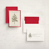 "Vintage Spruce" - Holiday Cards in Eggnog by Amy Kross - Assembled