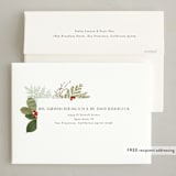 "Juniper" - Holiday Cards in Starlight by Jennifer Wick - FREE Recipient Addressing