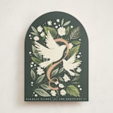 "Peace Dove Arch" - Holiday Cards in Pine by Hannah Williams - Front