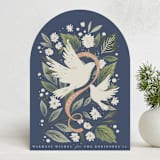 "Peace Dove Arch" - Holiday Cards in Night by Hannah Williams - Front