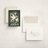 "Peace Dove Arch" - Holiday Cards in Pine by Hannah Williams - Assembled