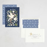"Peace Dove Arch" - Holiday Cards in Night by Hannah Williams - Assembled