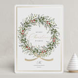 "Christmas Bow" - Holiday Cards in Peppermint by Susan Moyal - Front
