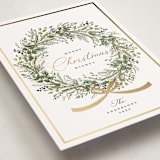 "Christmas Bow" - Holiday Cards in Pine by Susan Moyal - Detail