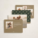 "Paper Whites" - Holiday Cards in Pine by Amy Kross - Back of Card Options