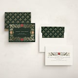 "Paper Whites" - Holiday Cards in Pine by Amy Kross - Assembled