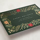 "Paper Whites" - Holiday Cards in Pine by Amy Kross - Detail
