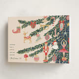 "Fun Ornaments" - Holiday Cards in Champagne by Teju Reval - Folded Card