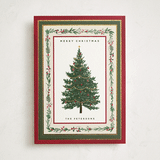 "Decorated Christmas" - Holiday Cards in Mulled Wine by Susan Moyal - Front