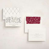 "Entwined Peace" - Holiday Cards in Snow by Robert and Stella - Assembled