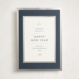 "legacy" - Holiday Cards in Navy by Carolyn Nicks - Front