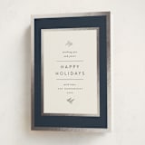 "legacy" - Holiday Cards in Navy by Carolyn Nicks - Folded Card