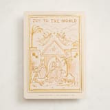 "Nativity Scene" - Holiday Cards in Honey by Teju Reval - Front