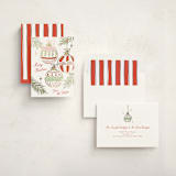 "Bright Ornaments" - Holiday Cards in Festive by Erin German - Assembled