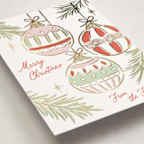 "Bright Ornaments" - Holiday Cards in Festive by Erin German - Detail
