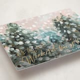"Wonderful Time" - Holiday Cards in Snow by Lindsay Megahed - Detail