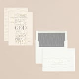 "Prince of Peace" - Holiday Cards in Cream by fatfatin - Assembled