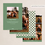 "Potted Joy" - Holiday Cards in Pear by Baumbirdy - Back of Card Options