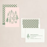 "Potted Joy" - Holiday Cards in Pear by Baumbirdy - Assembled