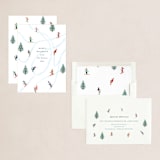 "Snow Fun" - Holiday Cards in Snow by Elly - Assembled