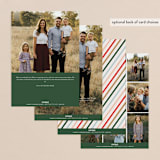 "Mod Cheer" - Holiday Cards in Blush by Kristen Smith - Back of Card